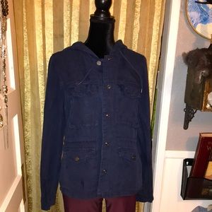 Deep blue sanctuary jacket